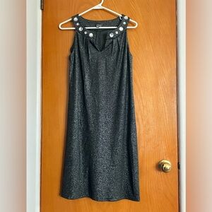 Beautiful new condition sleeveless event dress - bling - size 6